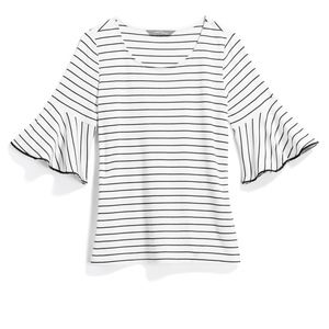 Market & Spruce Bell Sleeve Knit Top Size Medium